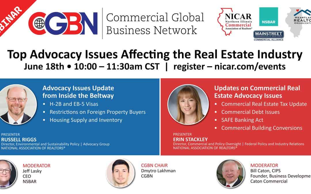 CGBN – Top Advocacy Issues Affecting the Real Estate Industry